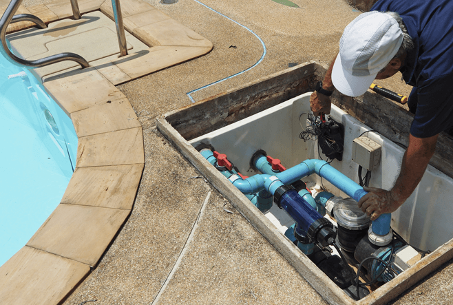 Installing pool pump
